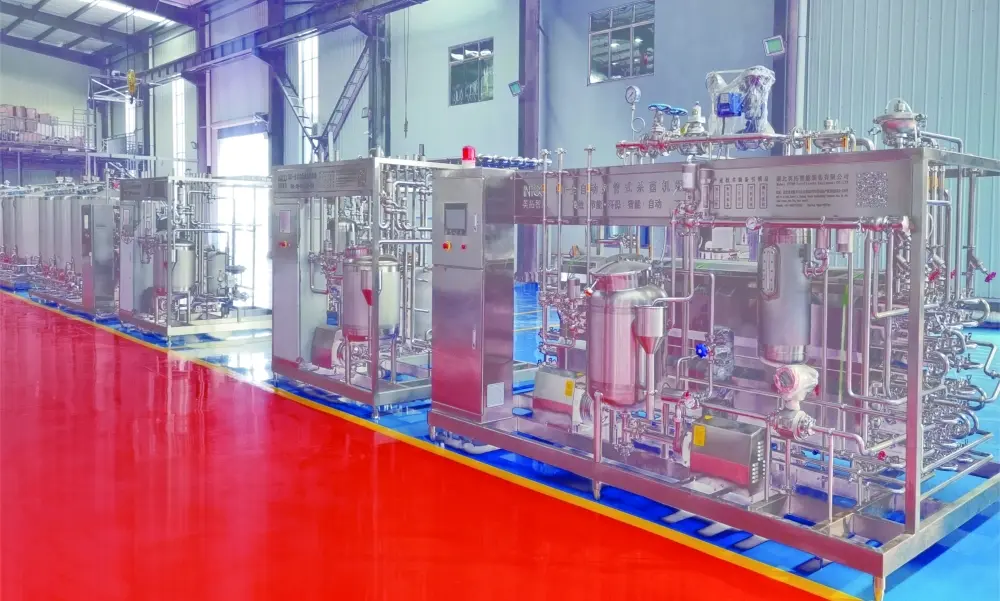 How Does a UHT Milk Production Line Work?