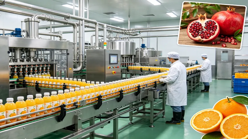 How to Build a Juice Production Line That Handles Multiple Fruit Types