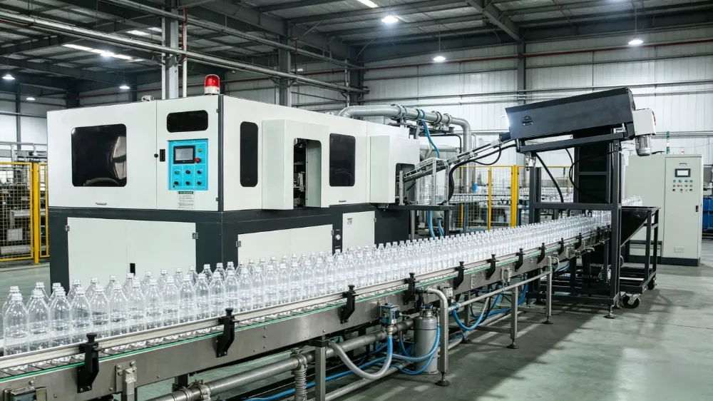 pet bottle blow molding machine